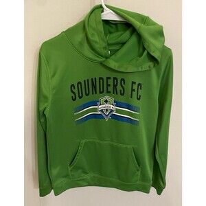 MLS Seattle Sounders FC Soccer Sweatshirt Hoodie, Size Youth Large, Size 14-16